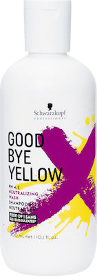 Schwarzkopf Good Bye Yellow Shampoos Color Maintenance for Coloured Hair 300ml