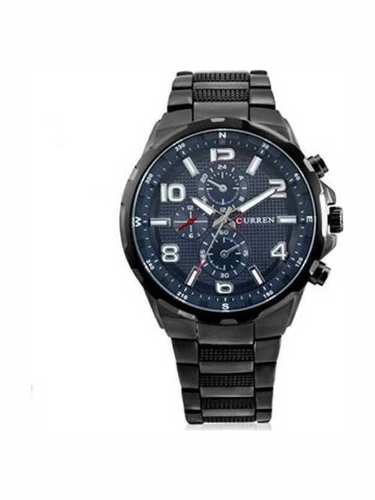 Curren Men's Watch 48mm Battery with Metal Brac...