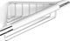 Langberger Shower Wandmontiert Schwamm-Halter Inox Silber