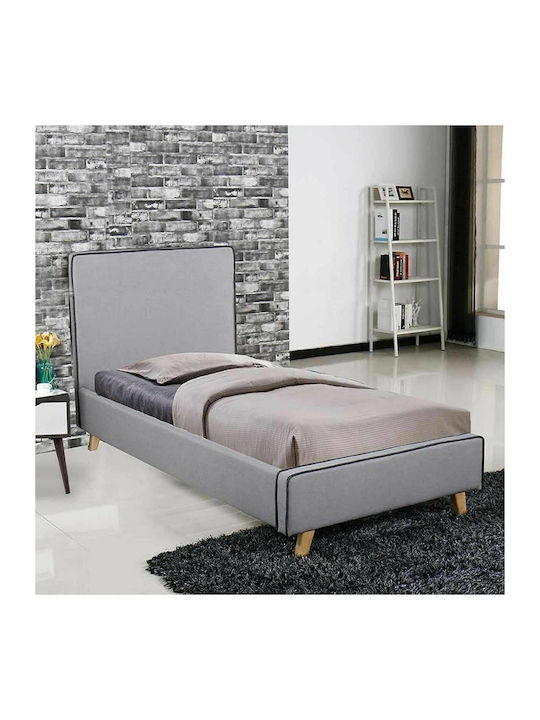 Morisson Pat Single Gri pentru Saltea 90x190cm
