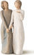 Willow Tree Decorative Statuette made of Wood 20cm 1pcs