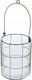 Zaros Tabletop Glass Lantern Transparent 12.5x12.5x17.5cm
