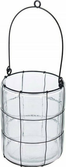 Zaros Laterne Glas Transparent 12.5x12.5x17.5cm 1Stück