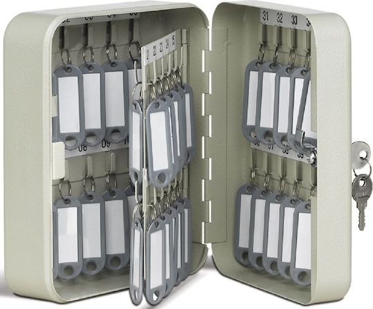 Arregui Metallic Key Hooks With Lock 40 Hooks 16x8x20cm Arregui Metallic Key Hooks With Lock 40 Hooks 16x8x20cm