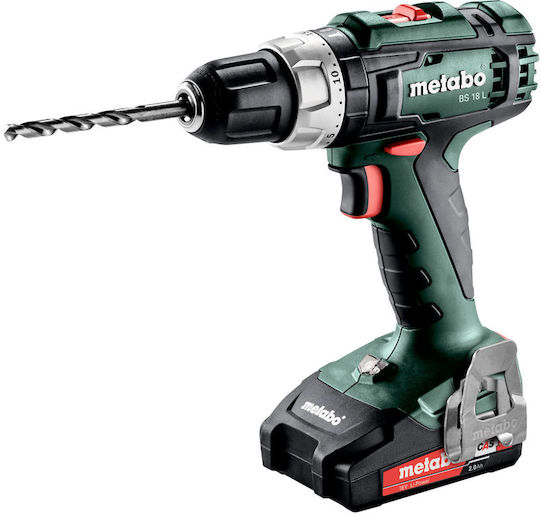 Metabo BS 18L Δραπανοκατσάβιδο Μπαταρίας 18V 2x2Ah