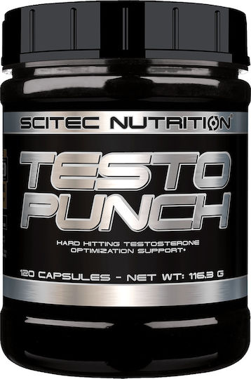 Scitec Nutrition Testo Punch Supliment pentru Libido & Creșterea Testosteronului 120 capace