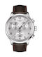 Tissot Chrono XL Classic Men's Watch 45mm Chronograph With Brown Leather Strap