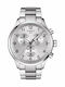 Tissot Chrono XL Classic Men's Watch 45mm Battery Chronograph With Silver Metal Bracelet