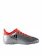 X 16.3 TF Trainers Kids Turf Soccer Shoes Silver