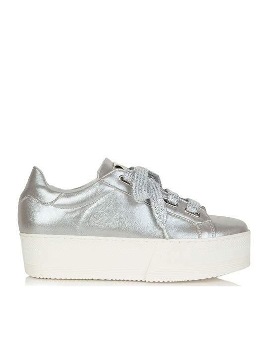 Sante 99041-10 Damen Flatforms Sneakers Silber