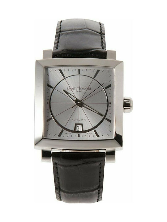 Saint Honore Watch Automatic with Black Leather Strap 8970271AIA