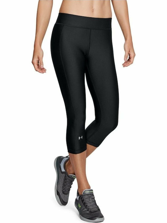 Heat Gear Running Γυναικείο Capri Κολάν Σύσφιξης Μαύρο
