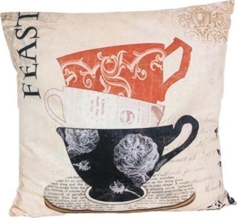 Artekko Perna De Canapea Coffee Lovers Feast Portocalie 45x45cm