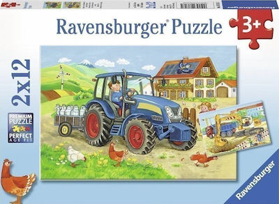 Детски Пъзел Εργοτάξιο 12бр Ravensburger