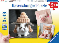 Kids Puzzle Αστεία Ζωάκια for 5++ Years 147pcs Ravensburger