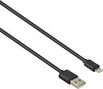 Lamtech USB-A zu Lightning Kabel Schwarz 2m (LAM444526)