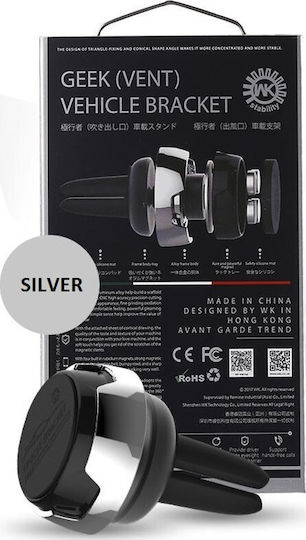 WK Magnetic Car Mobile Mount with Magnet Silver