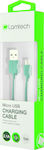 Lamtech Regulat USB 2.0 spre micro USB Cablu Verde 1m (LAM445189) 1buc