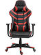 Woodwell BF9050 Artificial Leather Gaming Chair Red