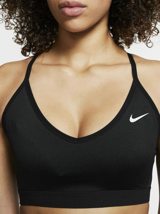 Nike Dri-Fit Indy Γυναικείο Αθλητικό Μπουστάκι Μαύρο
