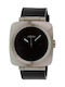 Nixon Volta Watch Battery with Black Leather Strap