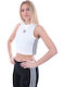 Adidas Women's Athletic Blouse Sleeveless White