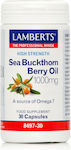 Lamberts Sea Buckthorn Berry Oil 1000mg Hippophaes 30 capace