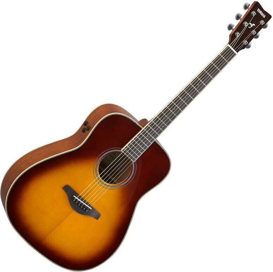 Yamaha Semi-acustic Chitară FG-TA Brown Sunburst GFGTABS Maro / Sunburst