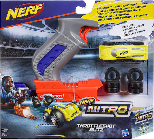 Nerf Нерф изстрелвач Nerf Nitro Throttleshot Blitz Grey Blaster Nitro за 5+ години+ години