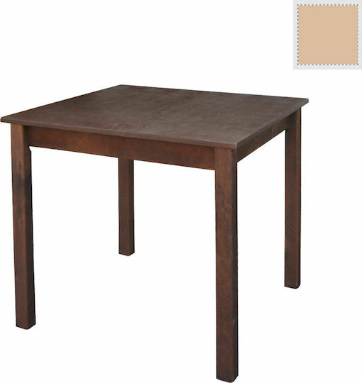 Square Tavern Table Wooden 80x80x75cm R517E1