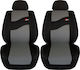 Front Car Covers 2pcs Polyester X-Power Gray