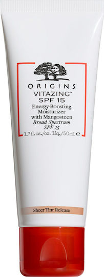 Origins VitaZing Κρέμα Προσώπου Ημέρας με Χρώμα και SPF15 για Ενυδάτωση & Ρύθμιση Λιπαρότητας 50ml