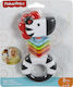 Fisher Price Μασητικός Κρίκος Οδοντοφυΐας "Ζέβρα" από Πλαστικό για 3 m+