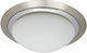 Spot Light Πλαφονιέρα Οροφής 35εκ. Ασημί με Ντουί E27