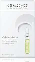 Arcaya White Vision Ampoules 5x2ml Serum Față pentru Albire 5x2ml