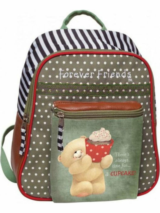 Forever Friends Cupcake School Bag Backpack Kindergarten Multicolored