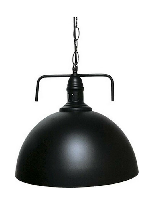 GloboStar Pendant Light Suspension Bell for Socket E27 Black