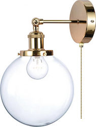Aca Modern Wall Lamp E27 20cm Bronze OD90681WBR