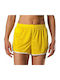 Adidas M10 Icon Women's Sporty Shorts Yellow