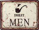 Espiel WC-Schild Männer 20x25cm LOG202