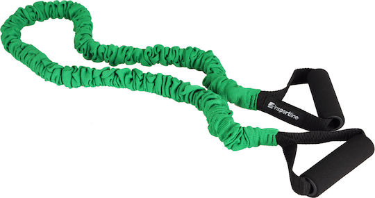 inSPORTline Morpo Resistance Band Gymtube Moderate with Handles Green 130cm 1.3m