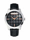 Marc Ecko Men's Watch 45mm Battery with Black Leather Strap