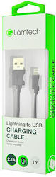 Lamtech LAM4451 USB-A zu Lightning Kabel Schwarz 1m (LAM444519)