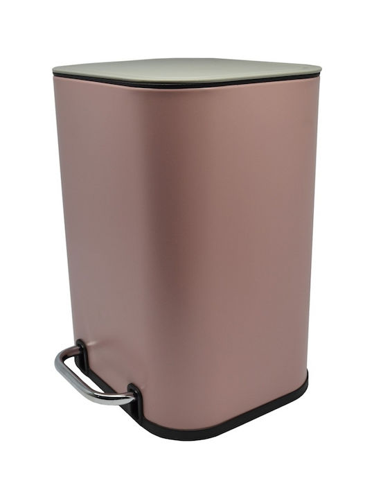 Ankor Inox Badezimmer Mülleimer 5Es Rosa