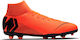 Nike Mercurial Superfly VI Club High Football Shoes with Cleats Total Orange / Black / Volt