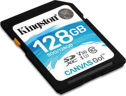 Kingston Canvas Go! SDXC 128GB Class 10 U3 V30 UHS-I