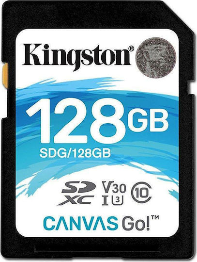 Kingston Canvas Go! SDXC 128GB U3 V30 UHS-I 90MB/s