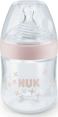 Nuk Plastikflasche Nature Sense Gegen Koliken mit Silikonsauger für 0-6 Monate Pink 150ml 1Stück 10.825.622