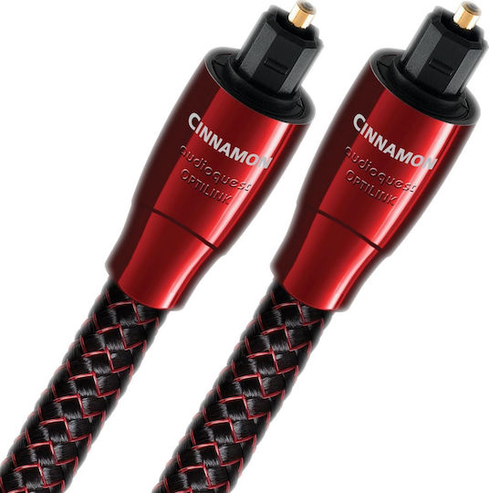 Audioquest Cinnamon Optisches Audiokabel TOS männlich - TOS männlich Rot 0.75m