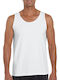 Gildan Softstyle 4200 Men's Sleeveless Promotional Blouse White